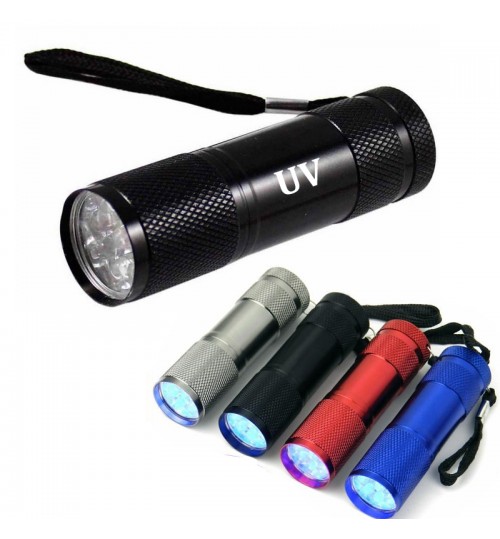 9 LED UV Flashlight
